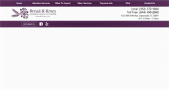 Desktop Screenshot of breadroses.com