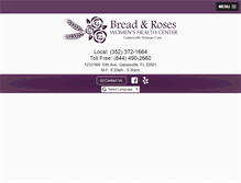 Tablet Screenshot of breadroses.com